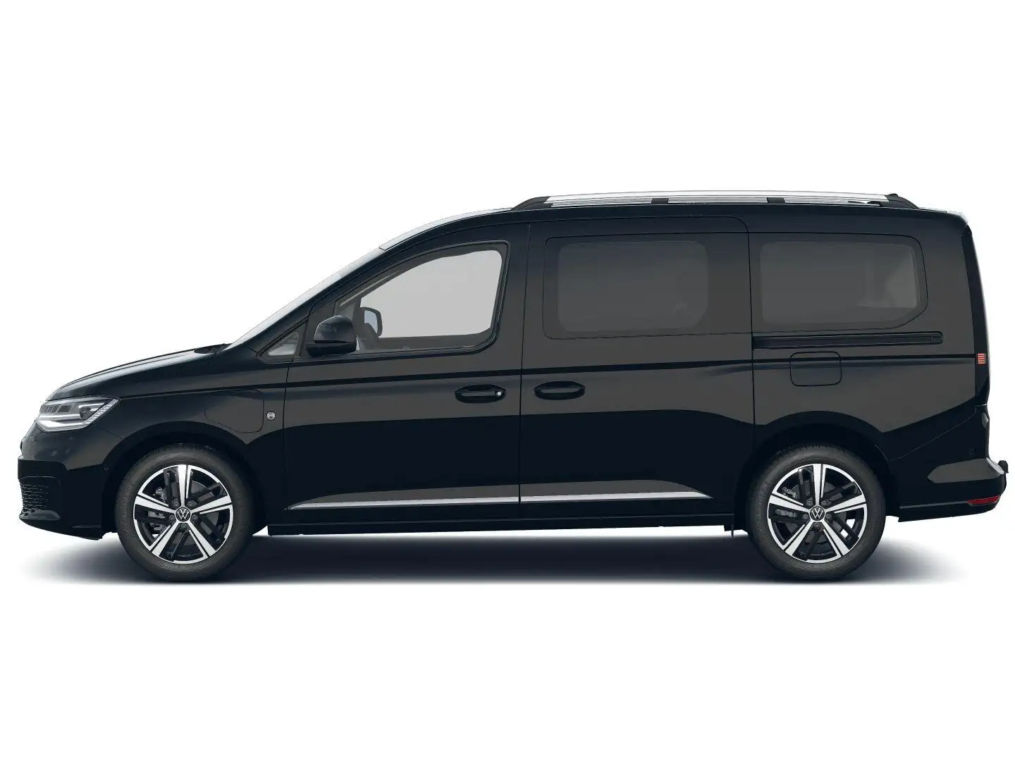 Volkswagen Caddy Bedrijfswagens Combi Maxi Style 1.5 eHybrid EU6 85 Zwart - 2