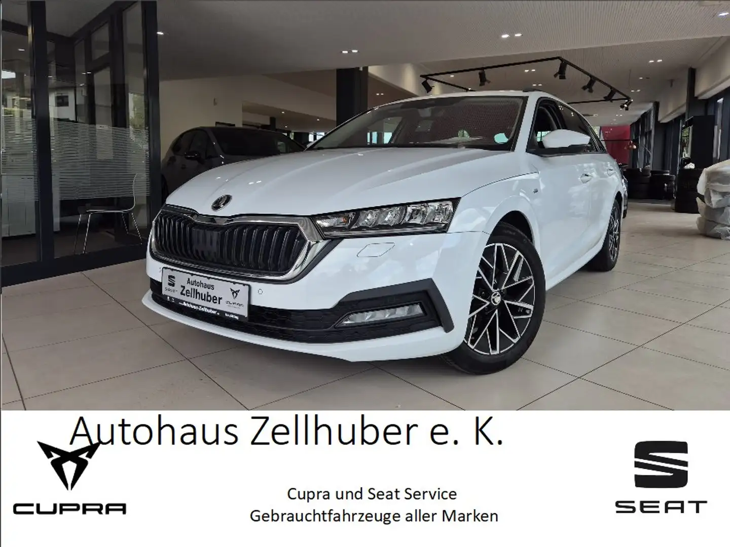Skoda Octavia Combi 1.5 TSI Clever *AHK*Navi*LED* Weiß - 1