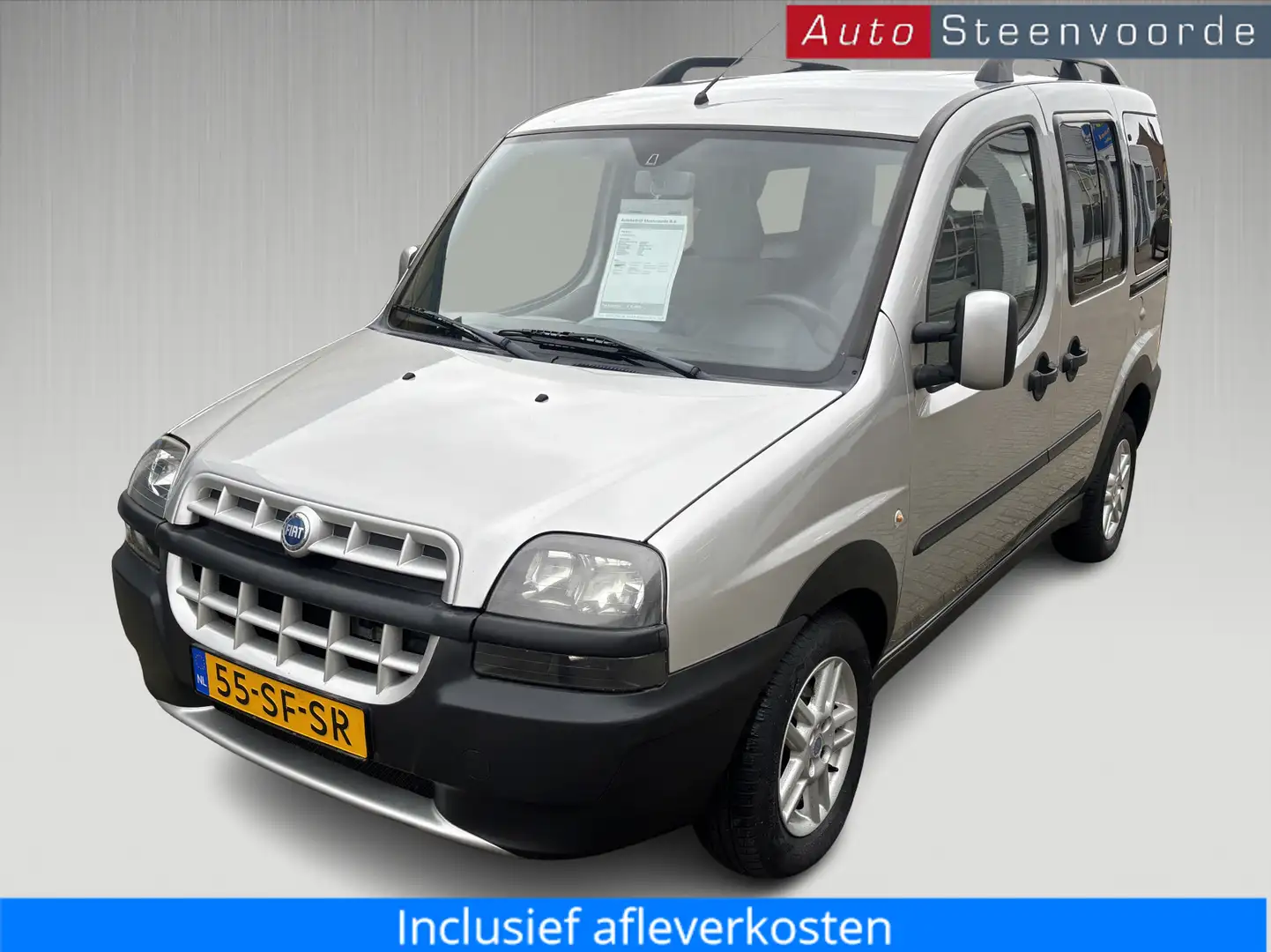 Fiat Doblo 1.6-16V Benzine Rolstoelvervoer - Airco-Nette auto Gris - 1