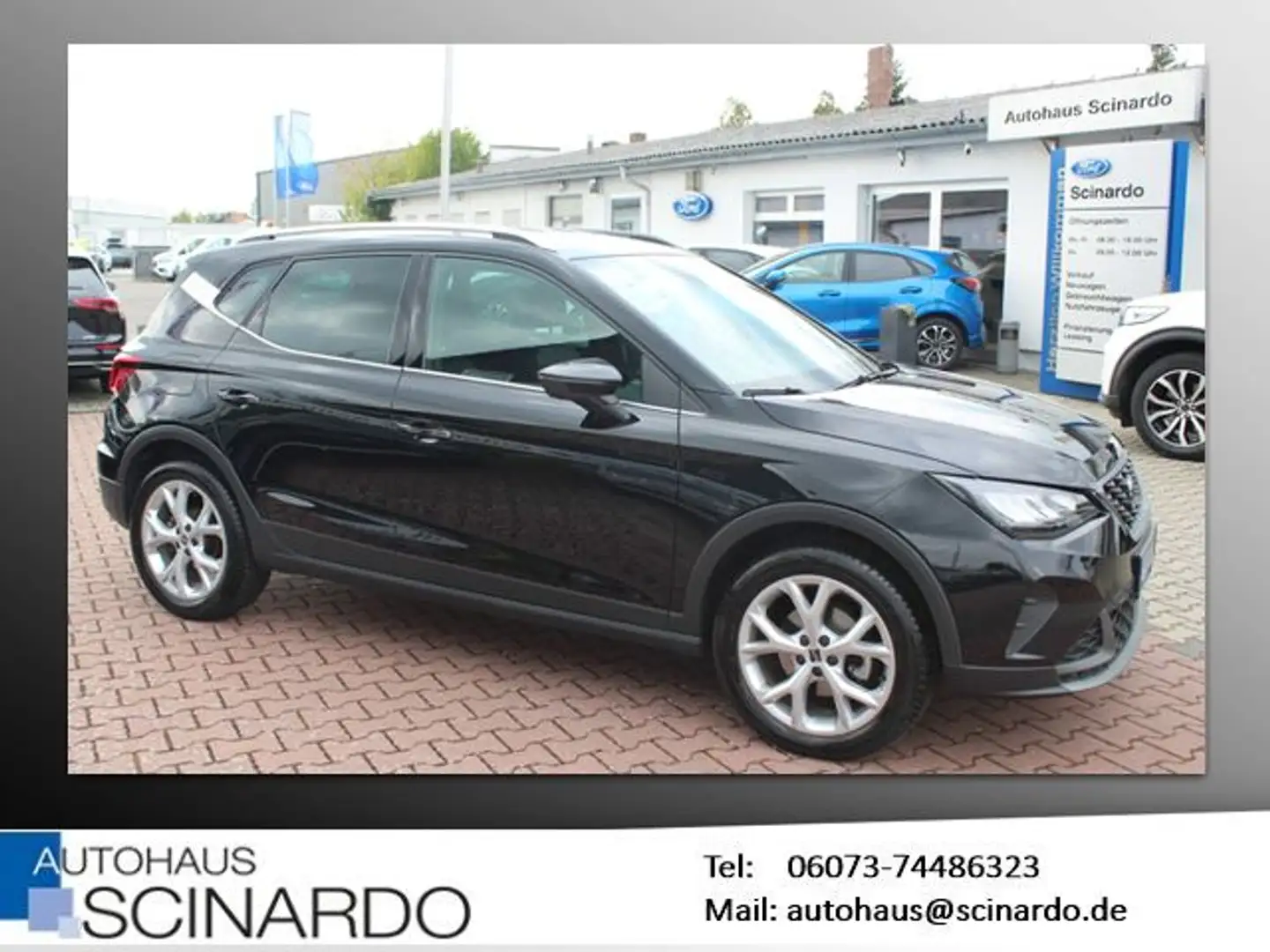 SEAT Arona 1.0 TSI FR *Navi*LED*Virtual Cockpit*PDC Schwarz - 2
