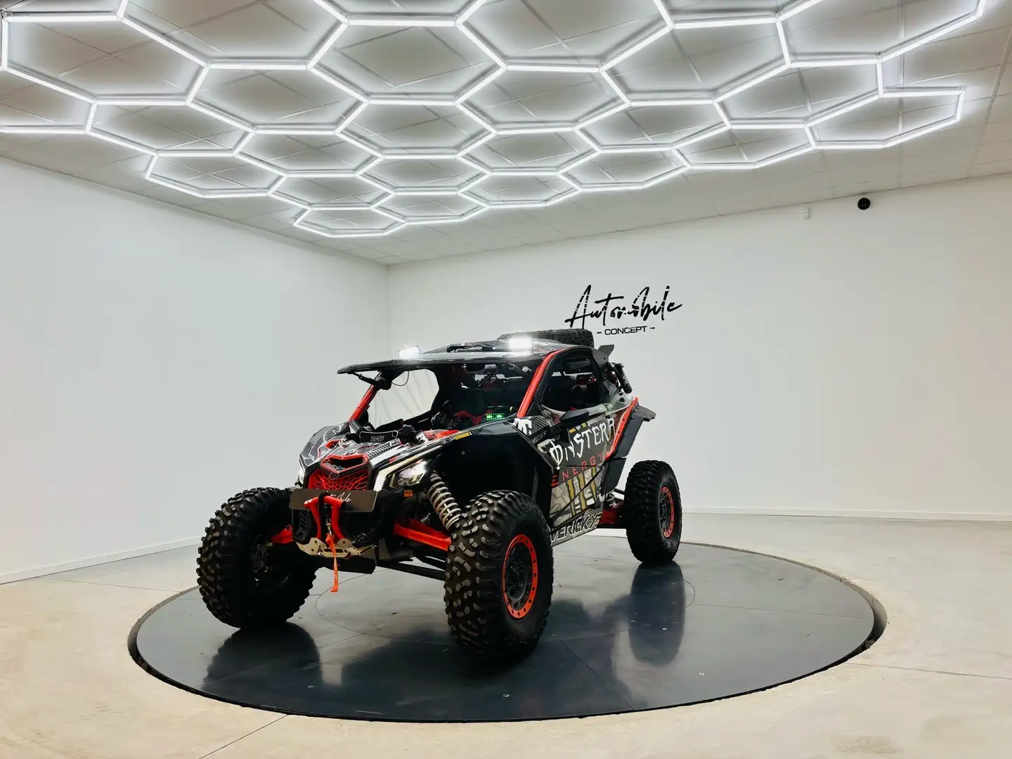 Can-Am Maverick 🟠X3 X RS TURBO RR🟠MONSTER ENERGY🟠LED🟠 Naranja - 1