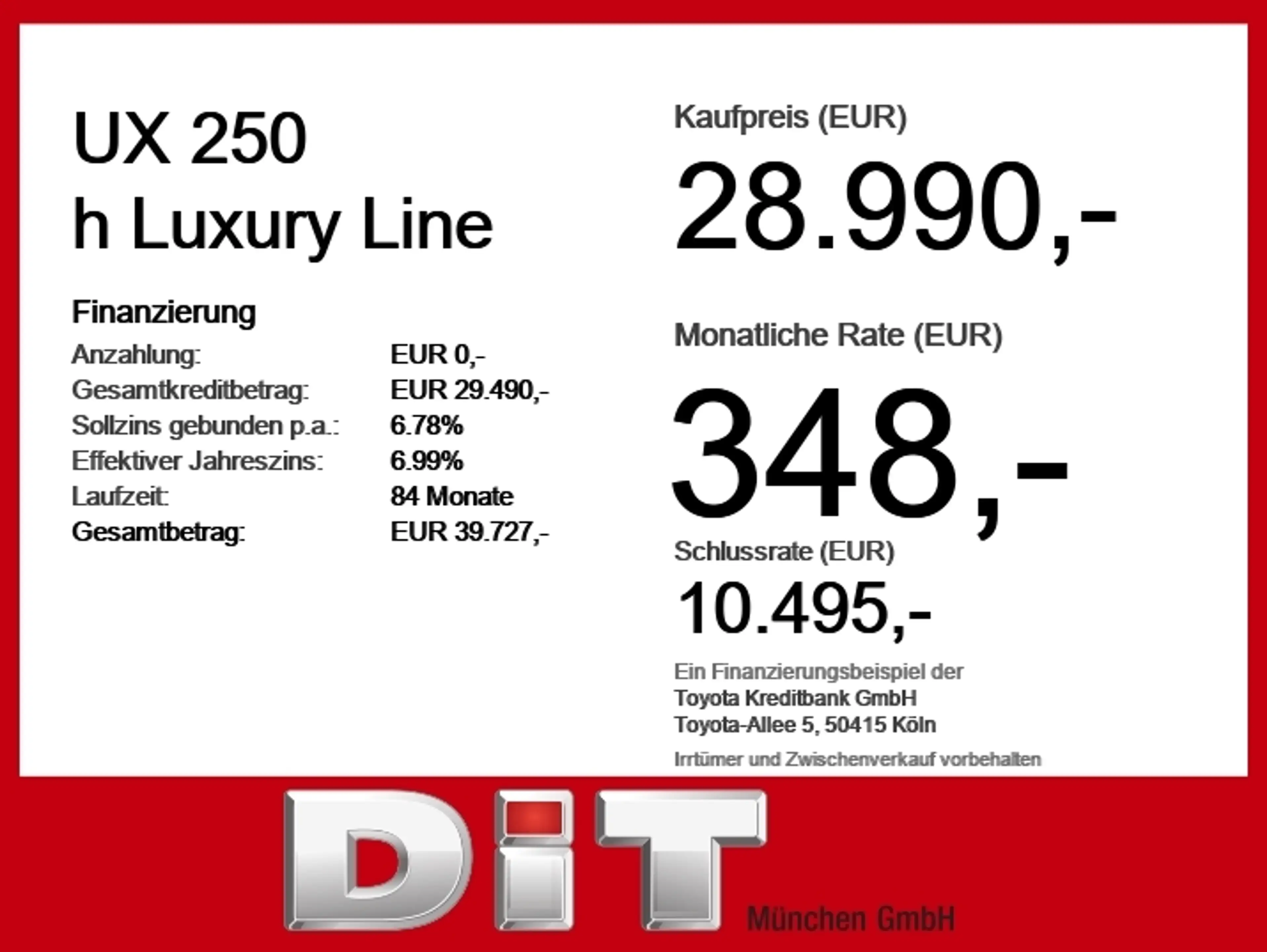 Lexus UX 250h UX 250 h Luxury Line wenig KM*Vollausstattung — photo 5