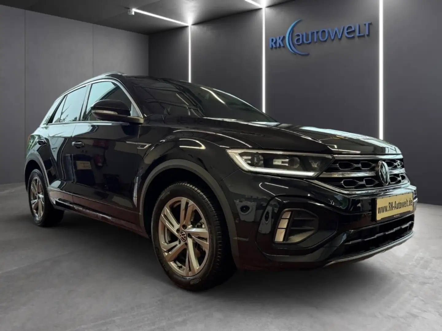 Volkswagen T-Roc R-Line 1.0 TSI LED Navi AHK Climatronic Schwarz - 2