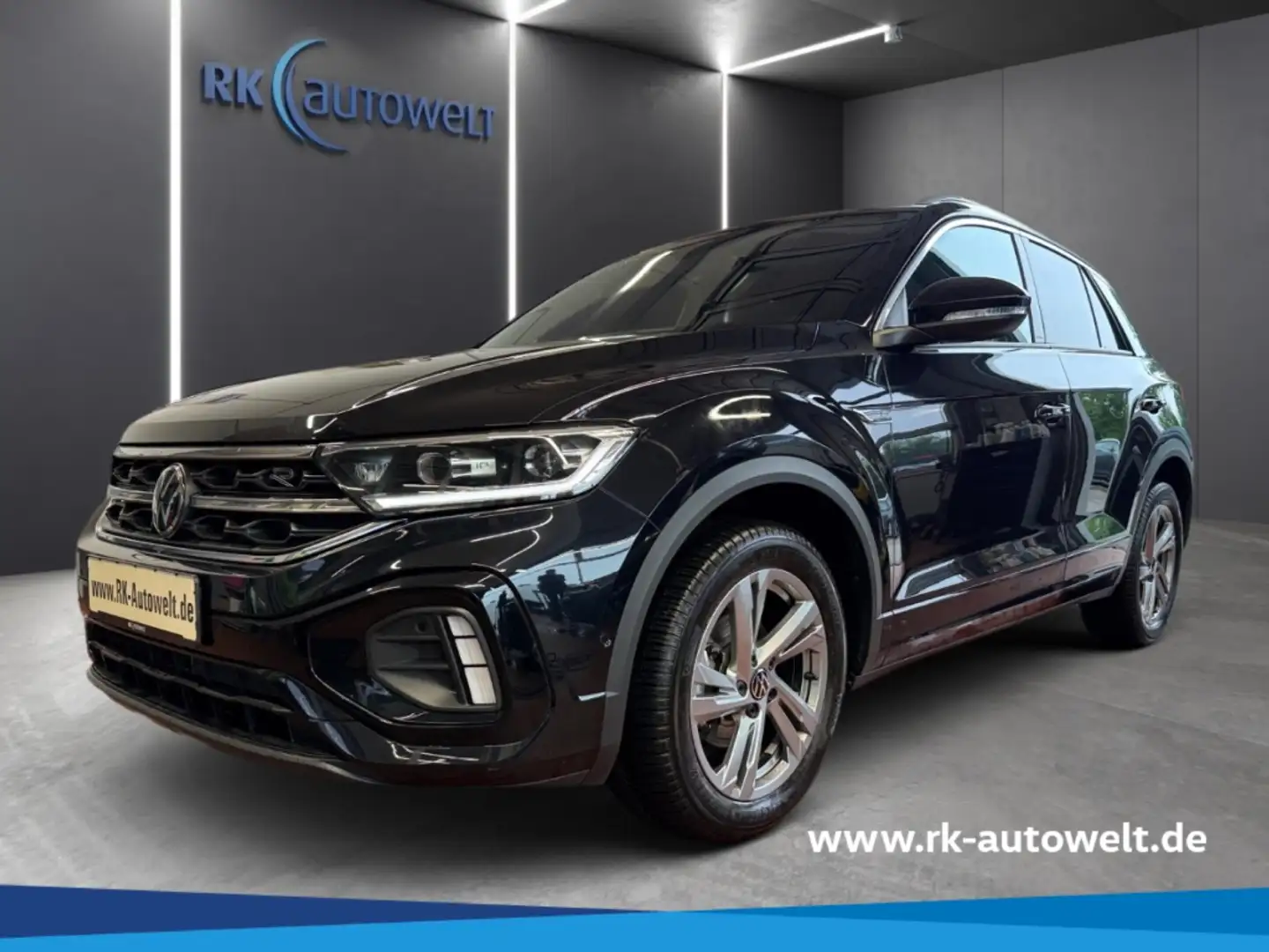 Volkswagen T-Roc R-Line 1.0 TSI LED Navi AHK Climatronic Schwarz - 1