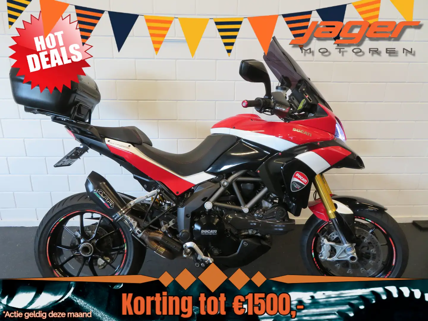 Ducati Multistrada 1200 S ZEER FRAAI! GPR Rood - 1