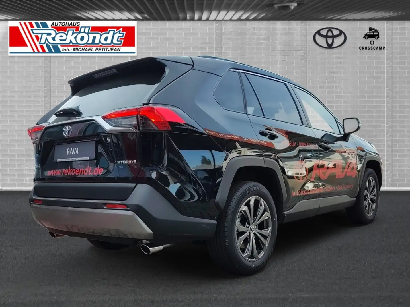 Toyota RAV 4 2.5 Hybrid 4x2 Team Deutschland ACC SHZ LHZ RFK Noir - 2