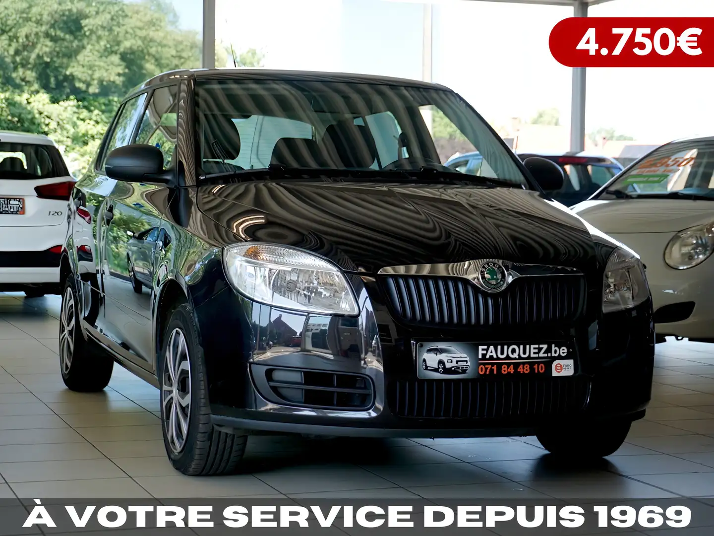 Skoda Fabia Fabia 1.2i • Garantie 12 mois ✅ Noir - 1