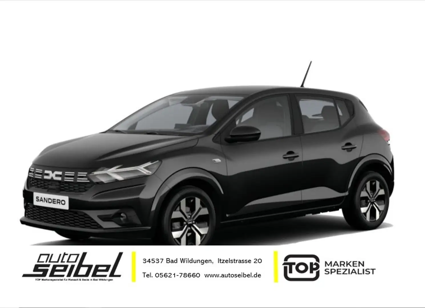 Dacia Sandero TCe 90 Expression PDC SHZ ALU RFK LED Schwarz - 1