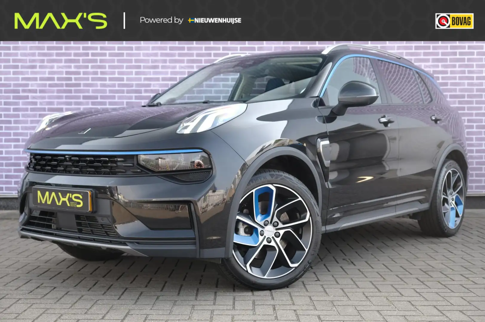Lynk & Co 01 1.5 PHEV ||| Elegante SUV | 1.800 kg trekvermogen Zwart - 1