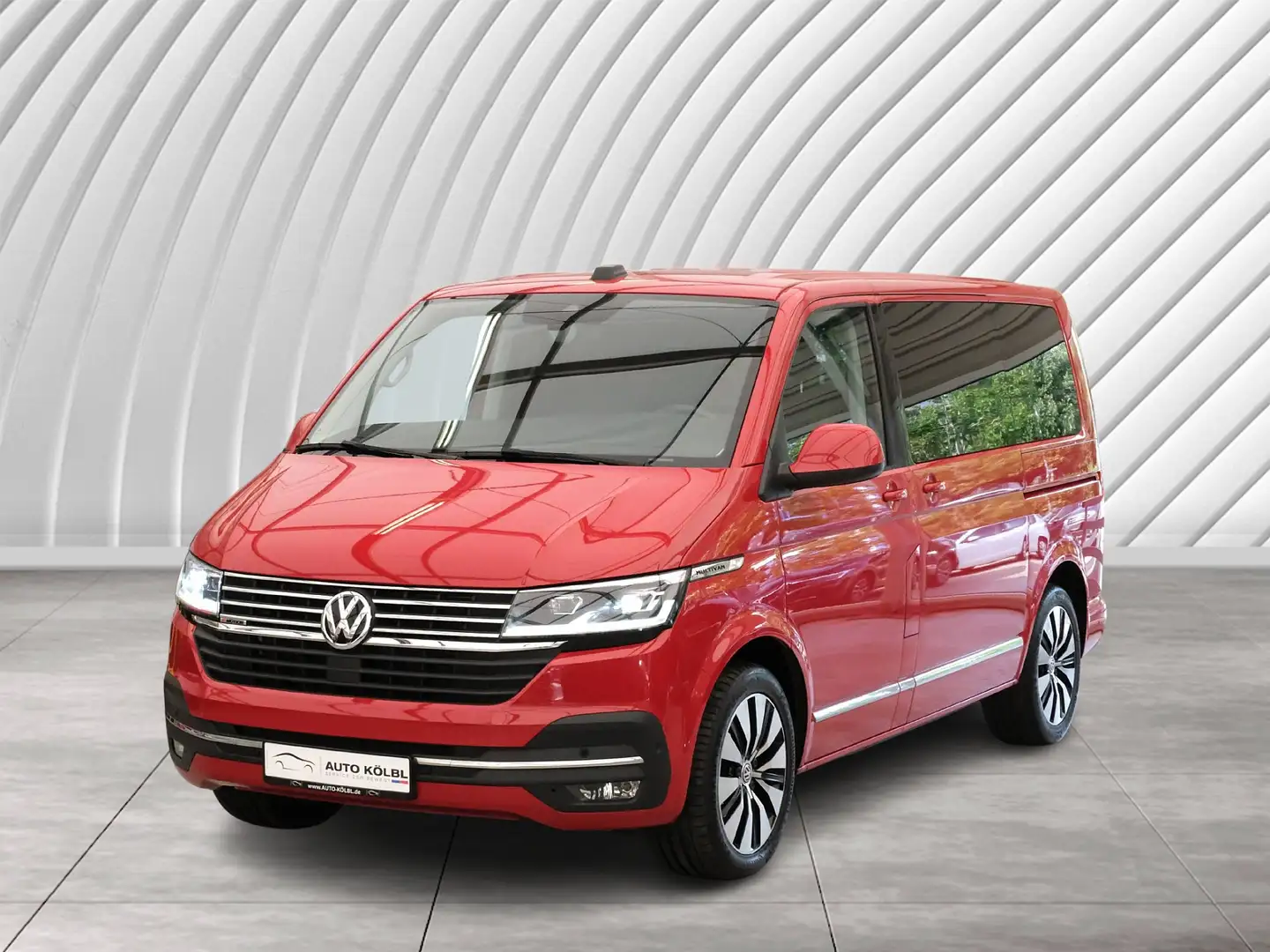 Volkswagen T6.1 Multivan GENERATION SIX 4MOTION 7SITZER AHK LED NAV PDC KAM Rot - 1