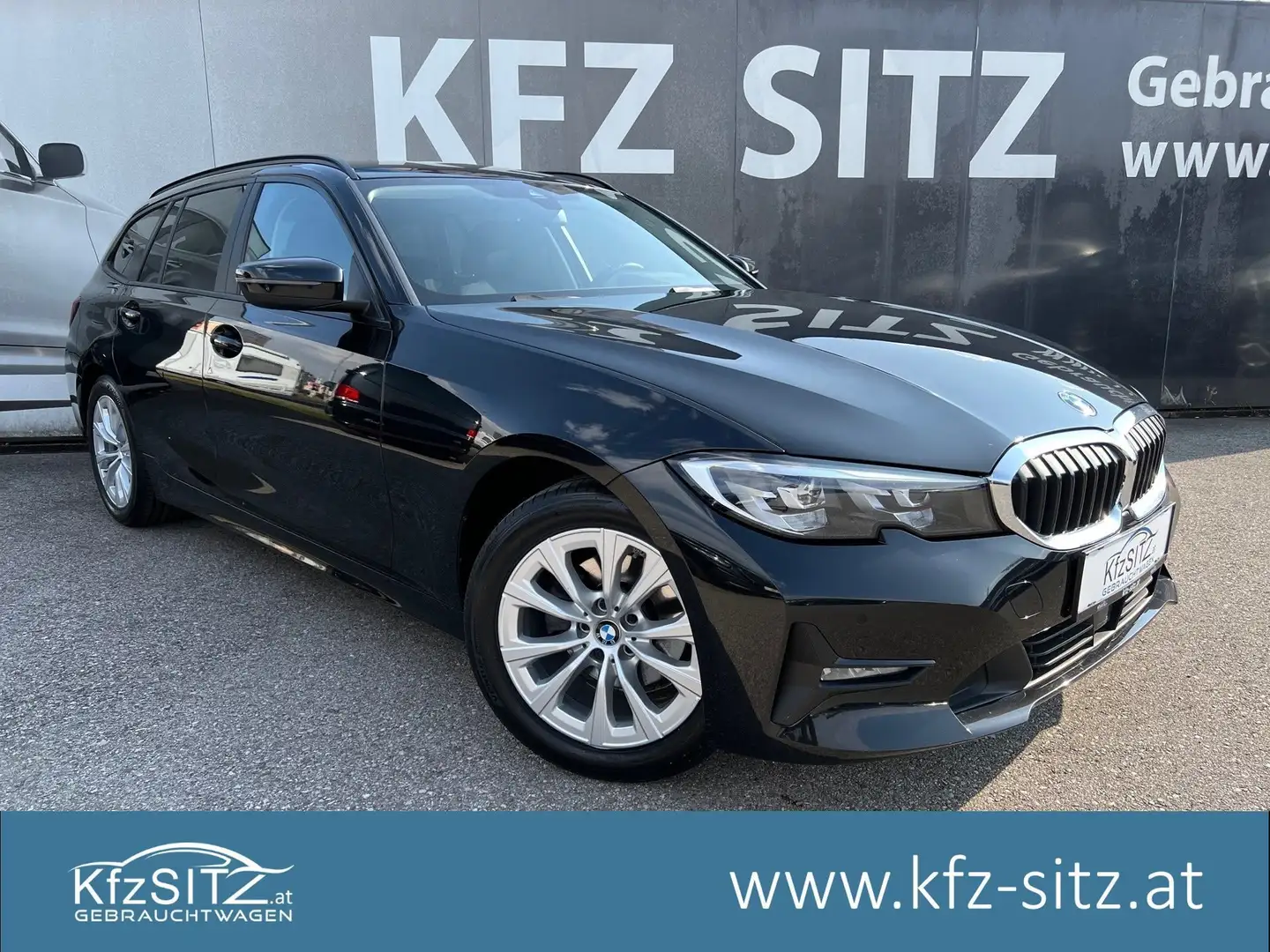 BMW 320 d Touring Aut. Schwarz - 1