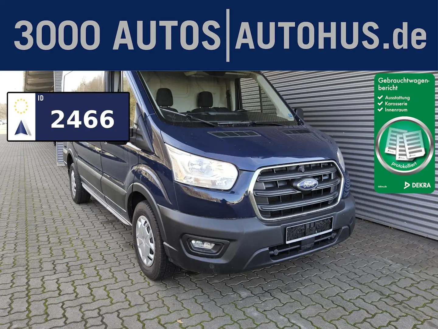 Ford Transit FT 350 2.0 TDCi Trend L2 3-Sitze PDC Bleu - 1