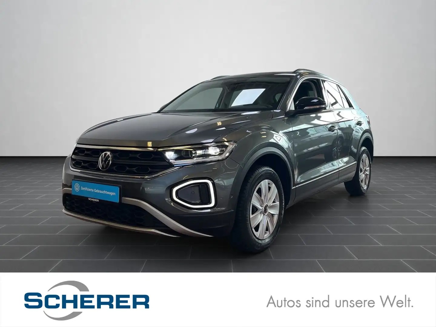 Volkswagen T-Roc GOAL 2.0 TDI LED+ NAVI SHZ EPH ACC Grau - 1
