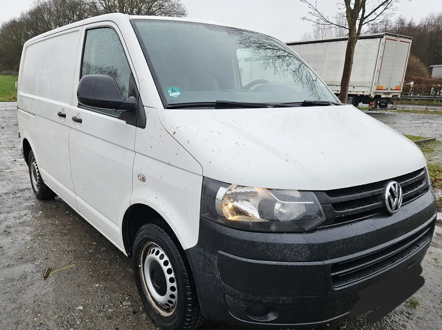 Volkswagen T5 Transporter Transporter T5 2.0 TDI Heckflügeltüren mit TüV fährt gut Weiß - 2