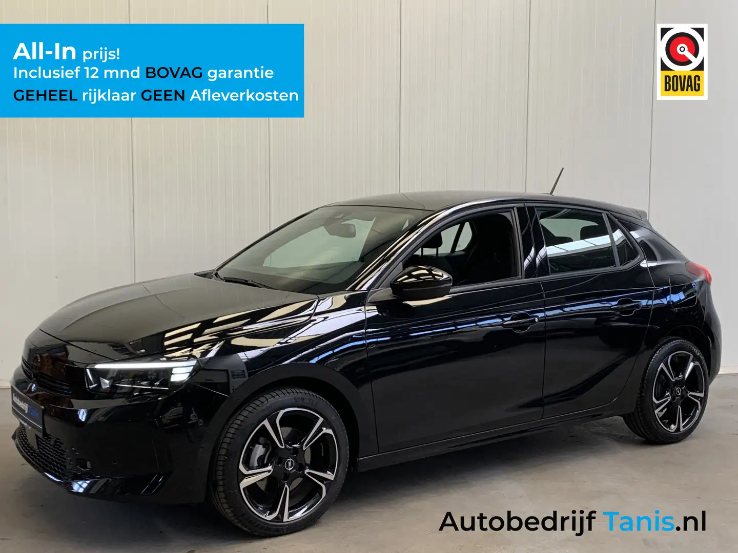 Opel Corsa 1.2 Turbo GS Sport 100PK PANODAK-CAMERA-ECC-PDC-LM Negro - 1
