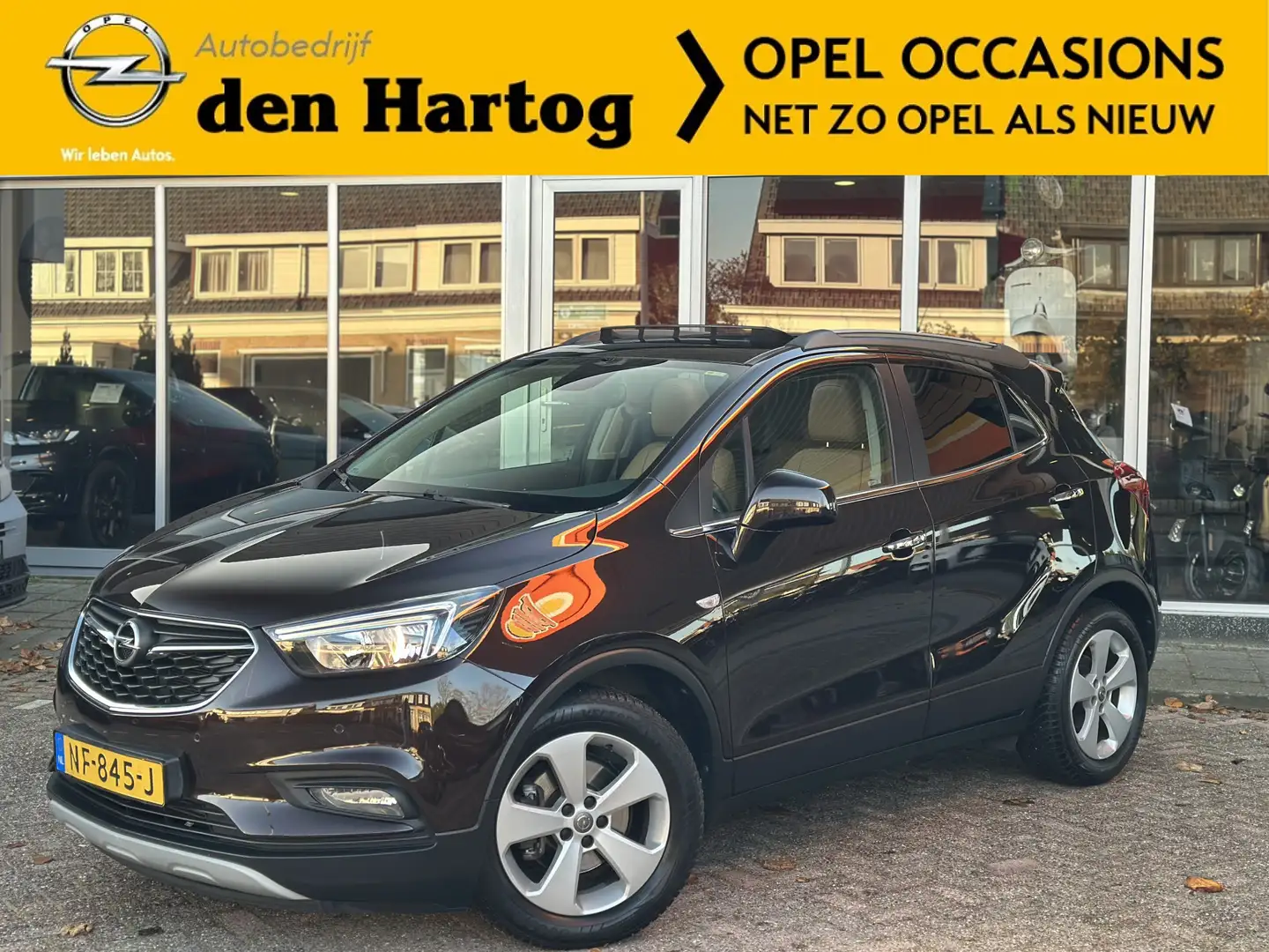 Opel Mokka X 1.4 Turbo Innovation 140PK Leder/Schuifkanteldak/S Bruin - 1