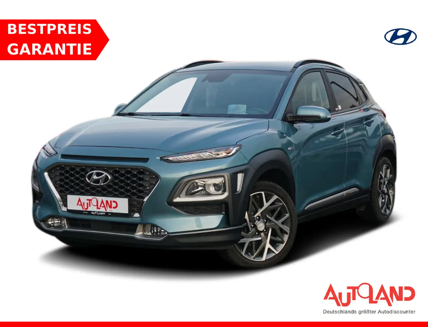 Hyundai KONA 1.6 Style Hybrid 2WD Kamera Navi AHK Blau - 1