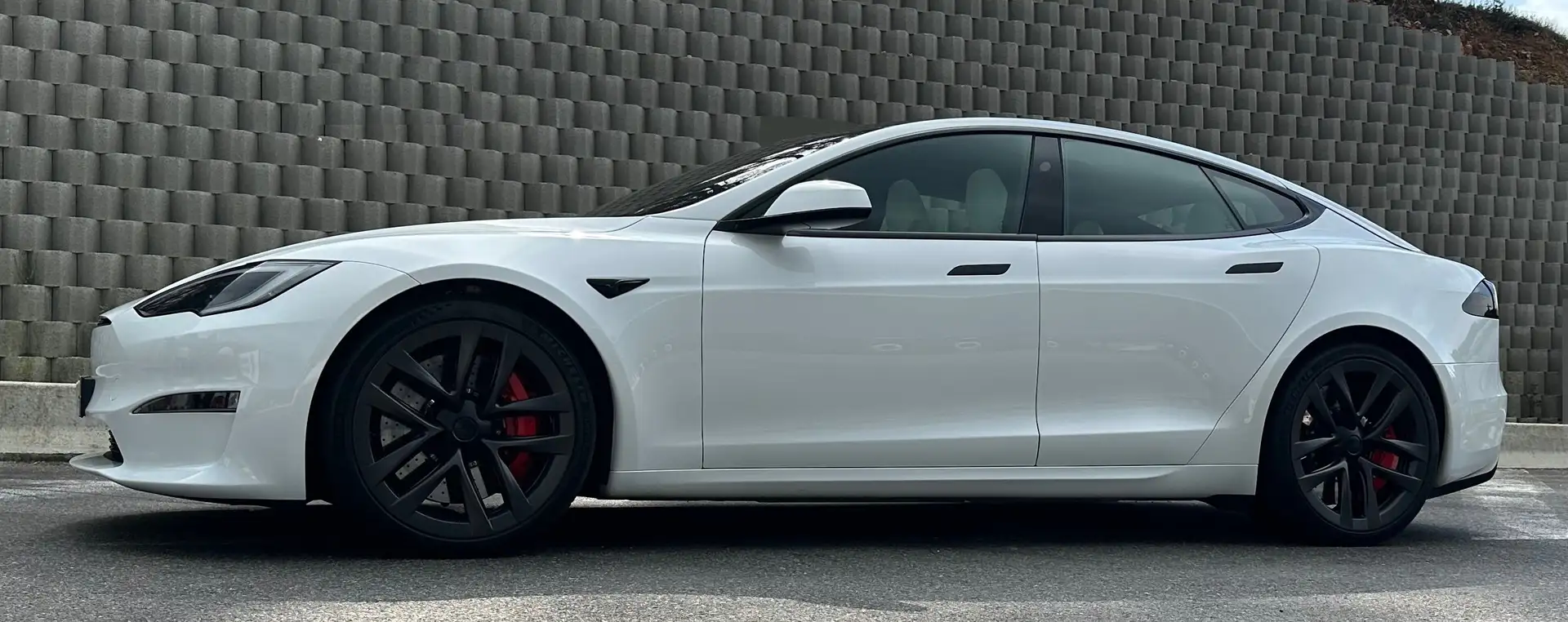 Tesla Model S Plaid Dual Motor AWD 1020cv White Edition Blanco - 1