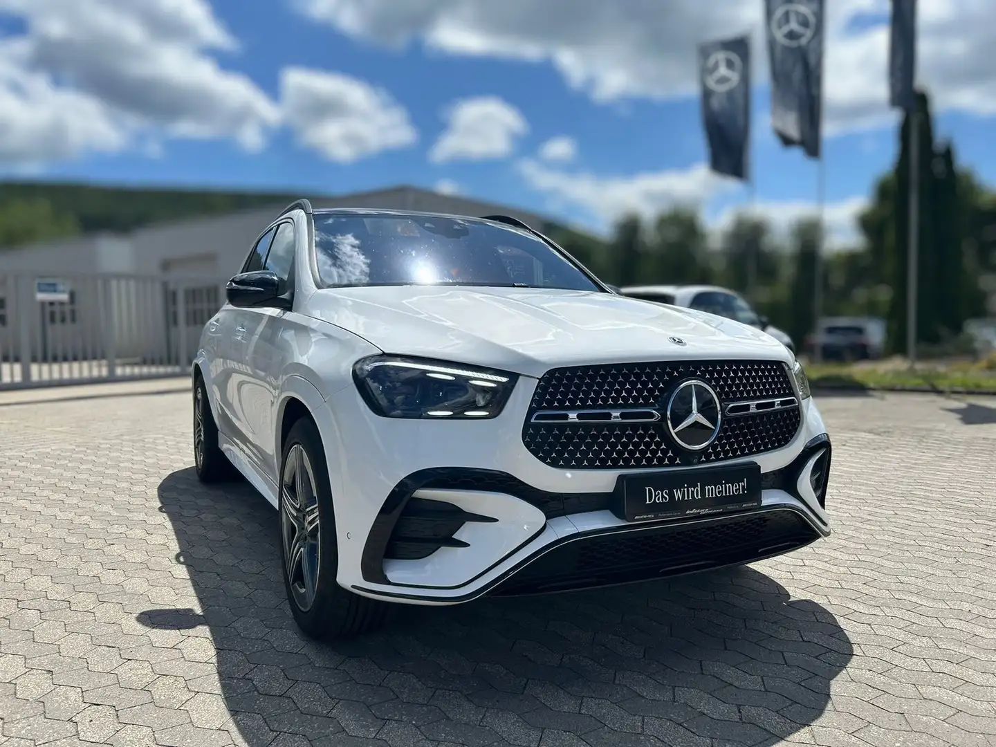 Mercedes-Benz GLE 400 e 4M AMG Distr/Pano/360°/Sound/AHK/Airma Blanc - 2