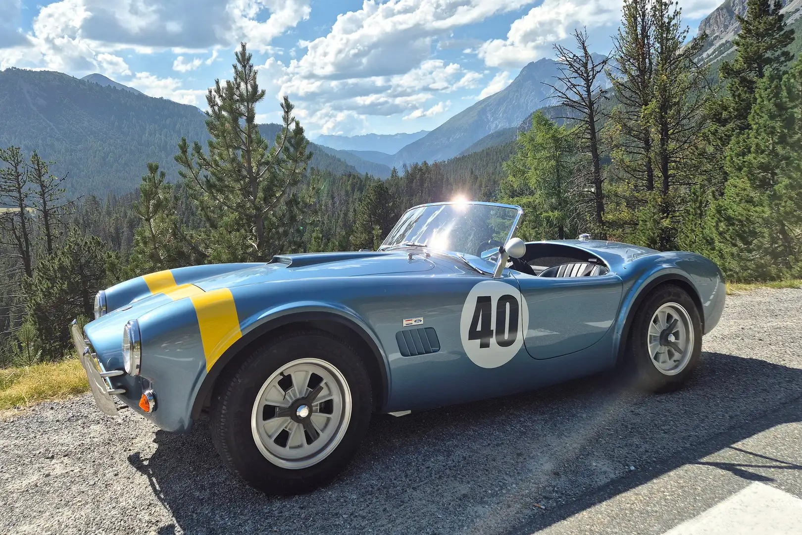 AC Cobra Cobra Shelby 289 Mk II Slab Side (FIA Tribute) Blau - 1