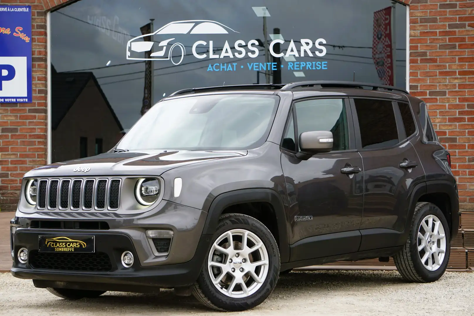 Jeep Renegade 1.0 T3 Limited Toit Pano Navi Camera Radars Clim Grijs - 1