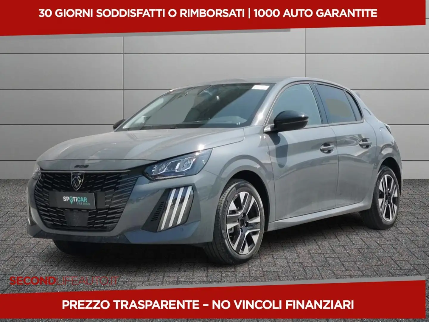 Peugeot 208 1.2 hybrid Allure 110cv e-dcs 6 Grigio - 1
