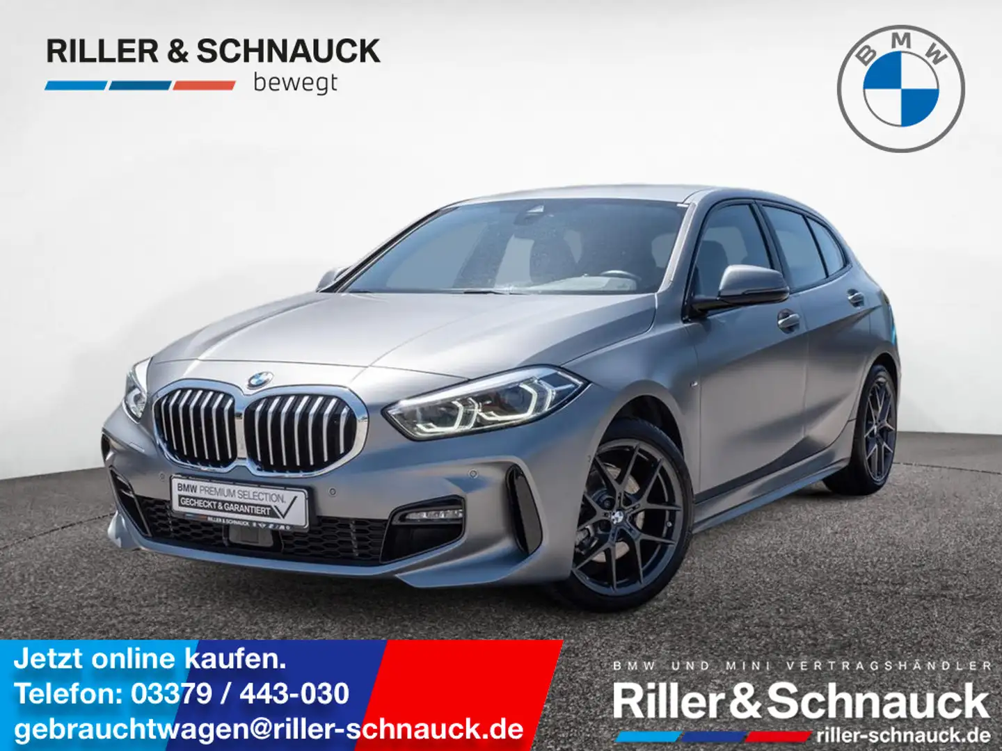 BMW 118 i M-Sport PDC SHZ KAMERA NAVI ACC LED Grau - 1