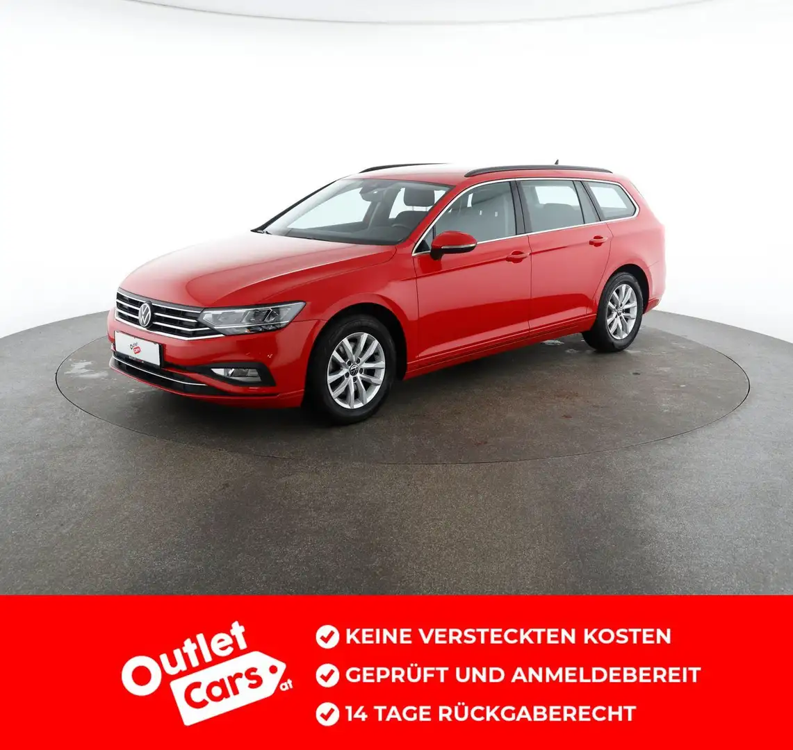 Volkswagen Passat Variant Business 2,0 SCR TDI DSG Rouge - 1