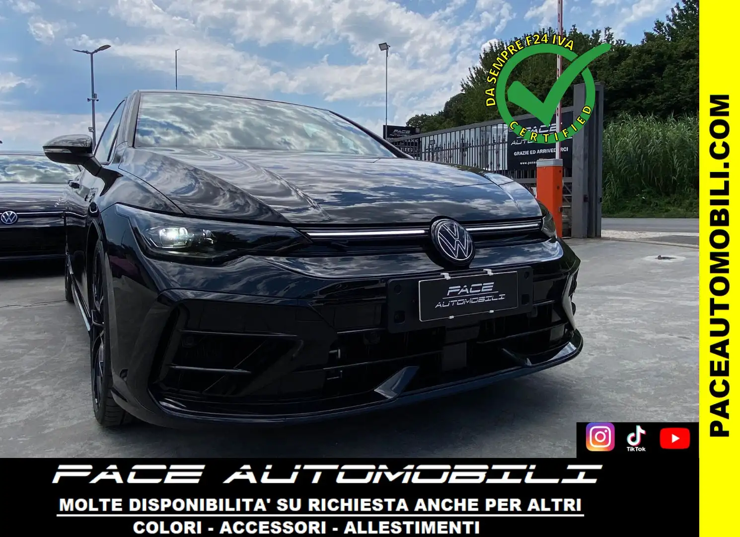 Volkswagen Golf R VIII 8.5 PERFORMANCE MATRIX ACC KAMERA BLACK PACK Nero - 1
