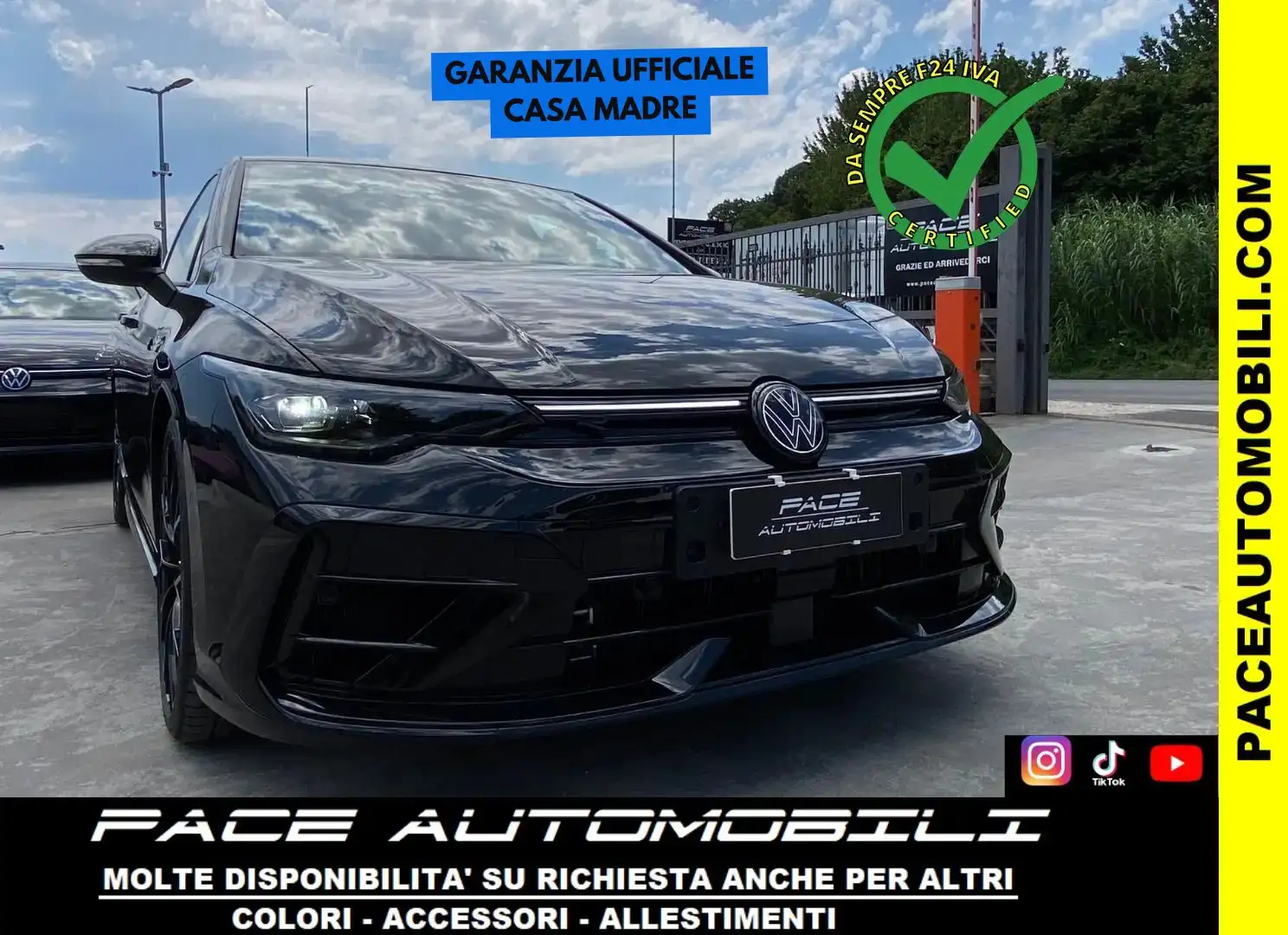 Volkswagen Golf R VIII 8.5 PERFORMANCE MATRIX ACC KAMERA BLACK PACK Noir - 1