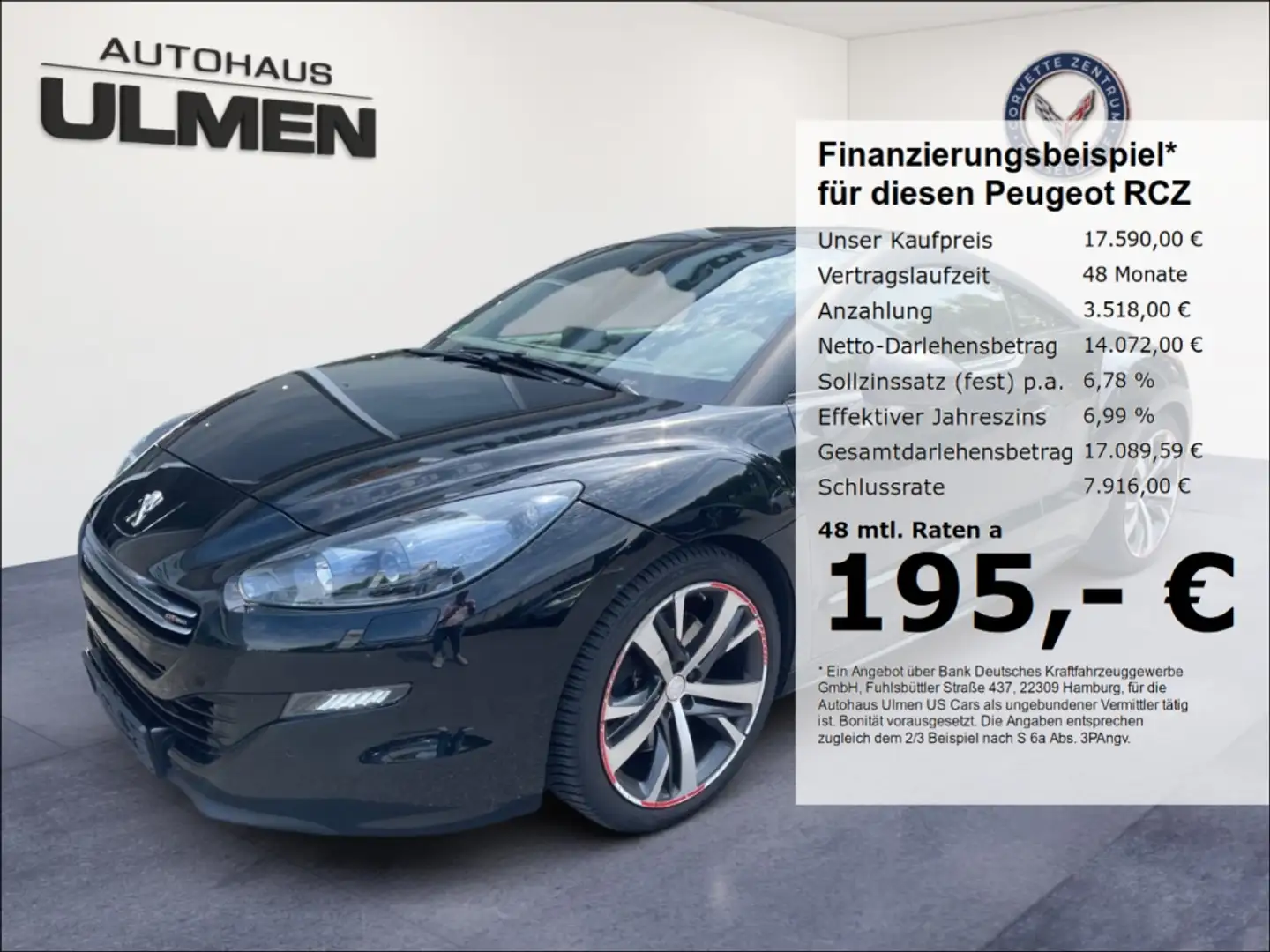 Peugeot RCZ 1.6 GT-Line Xenon Leder JBL Navi Memory Schwarz - 1