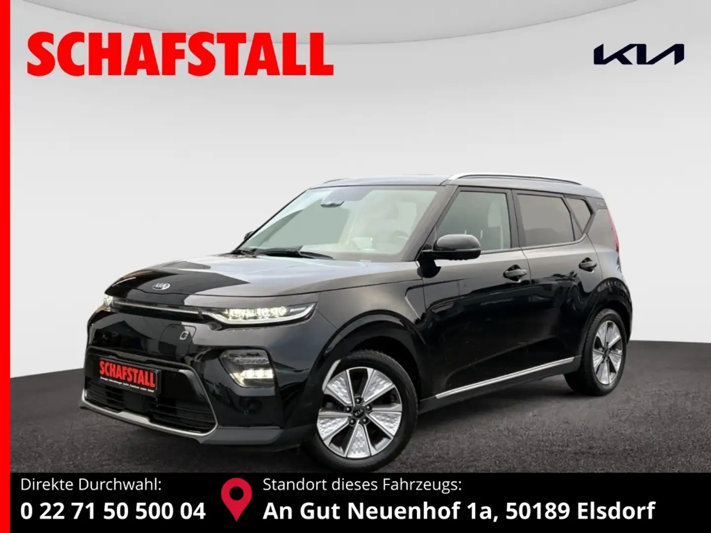 Kia Soul EV Spirit LEDER 3-Phasen-Lader HUD Navi Digitales Noir - 1