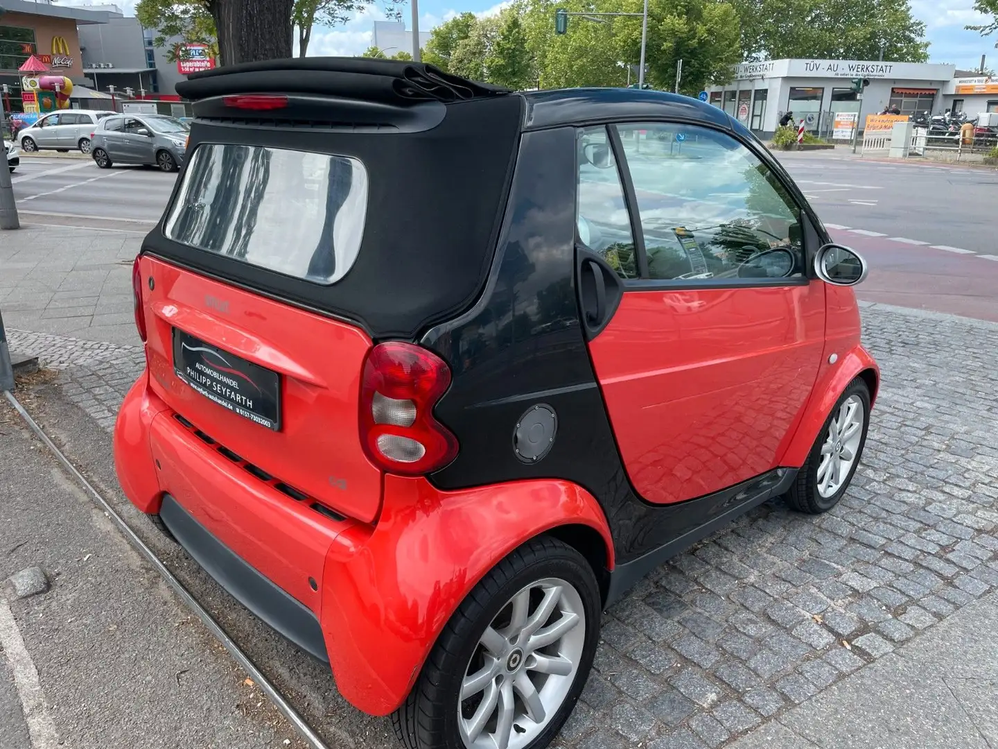 smart forTwo CABRIO PASSION CDI*AUT.*KLIMA*TÜV NEU*DPF Schwarz - 2