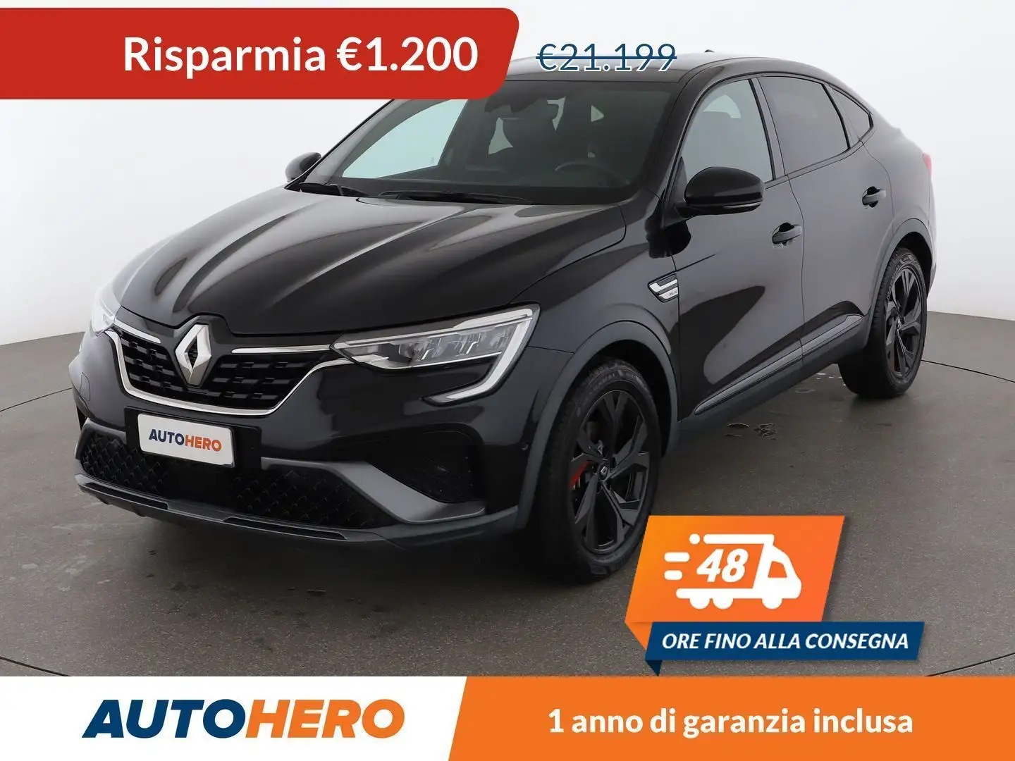 Renault Arkana 1.6 Hybrid E-Tech R.S. Line FHEV Nero - 1