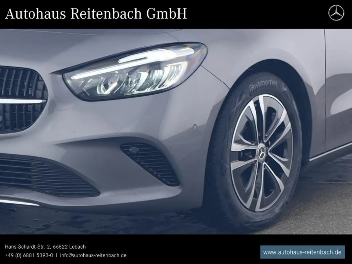 Mercedes-Benz B 200 B200 PROGRESSIVE+DISTR KAME+LED+LENK&SITZHZ+TOTW Gris - 2