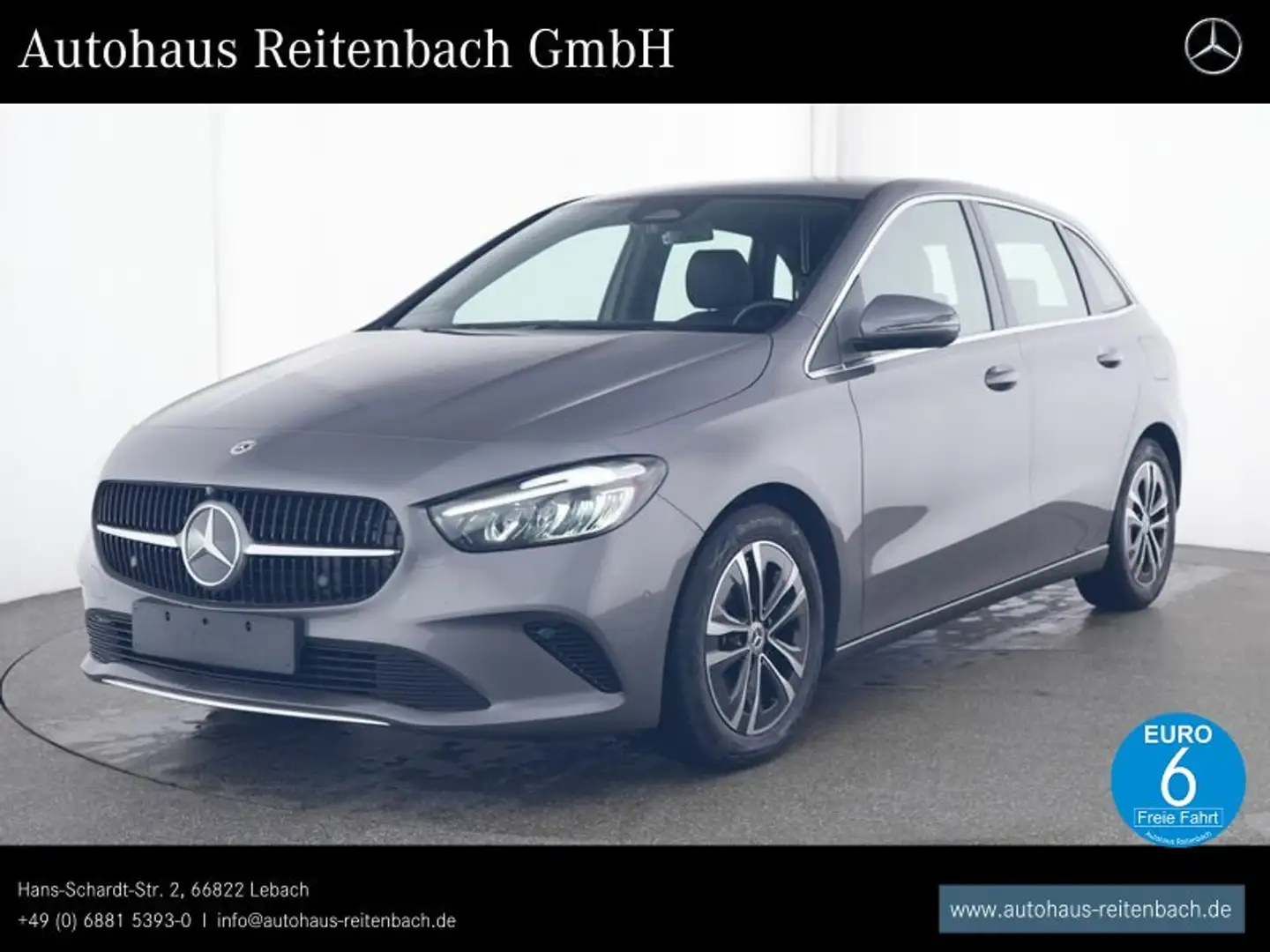 Mercedes-Benz B 200 B200 PROGRESSIVE+DISTR KAME+LED+LENK&SITZHZ+TOTW Gris - 1