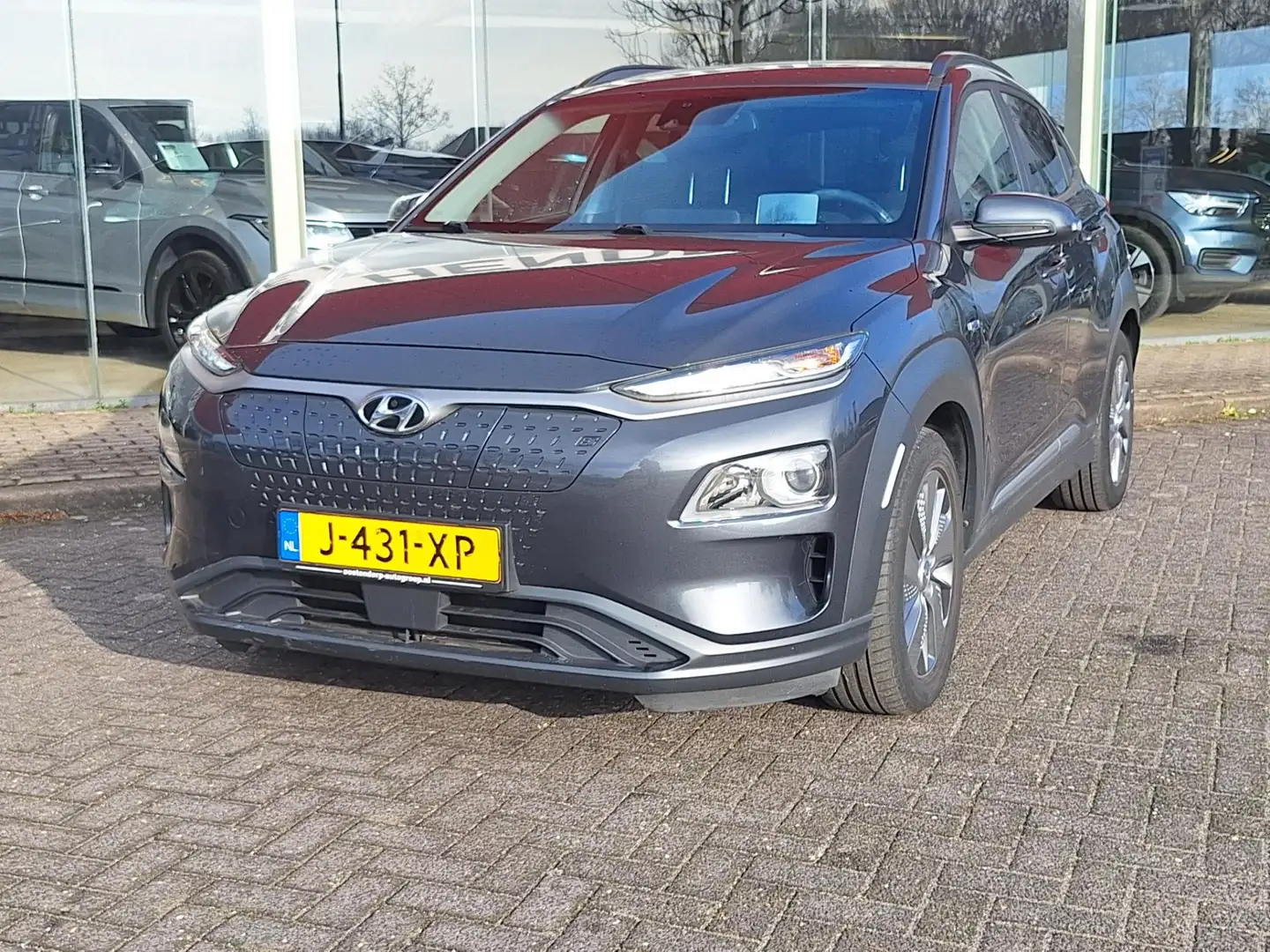 Hyundai KONA EV Fashion 64 kWh | 3 fase | Warmtepomp | occasion Gris - 2