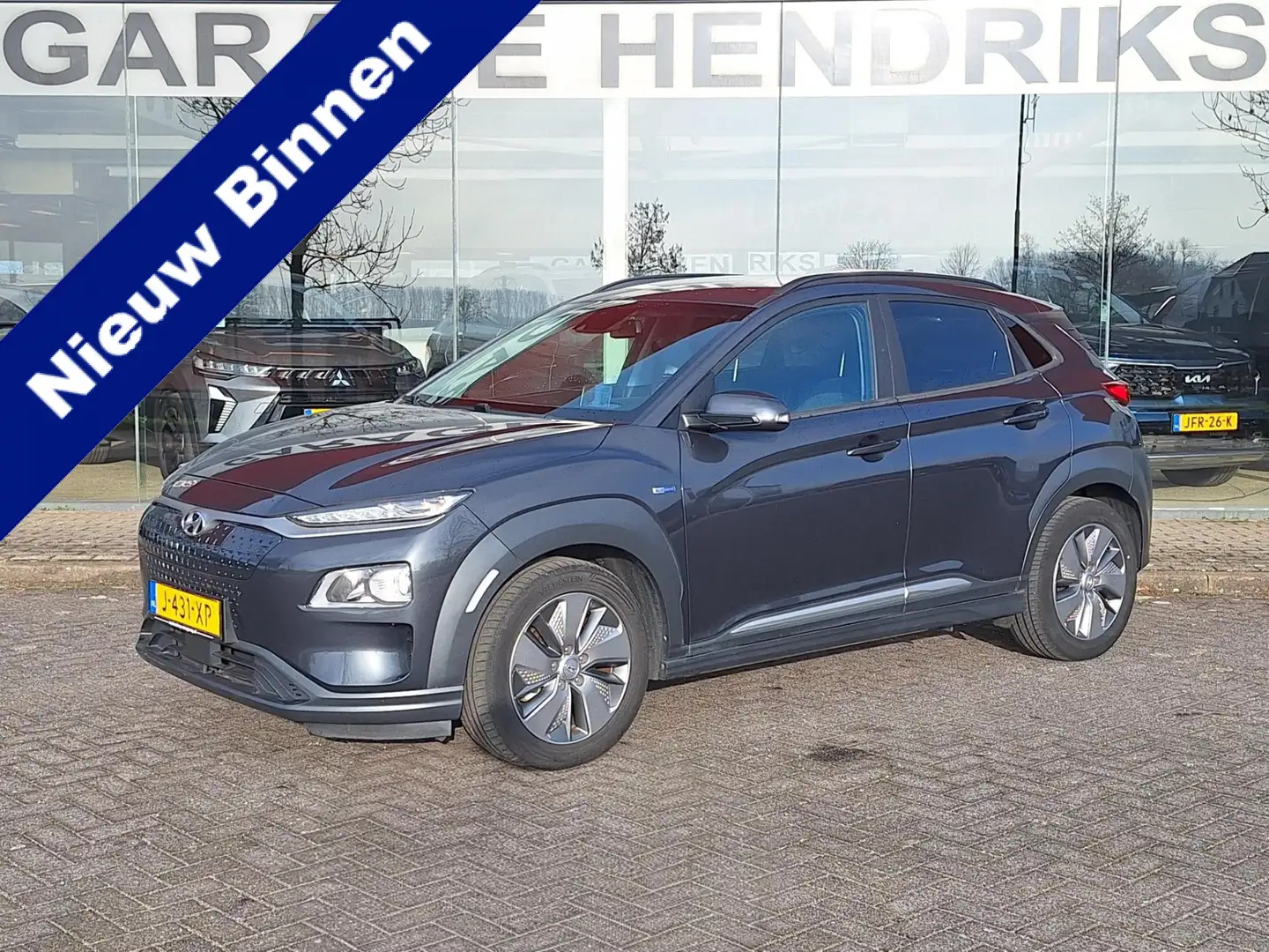 Hyundai KONA EV Fashion 64 kWh | 3 fase | Warmtepomp | occasion Gris - 1