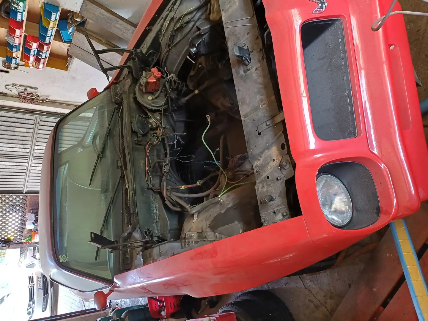 Pontiac Firebird Garagen Fund Rouge - 2