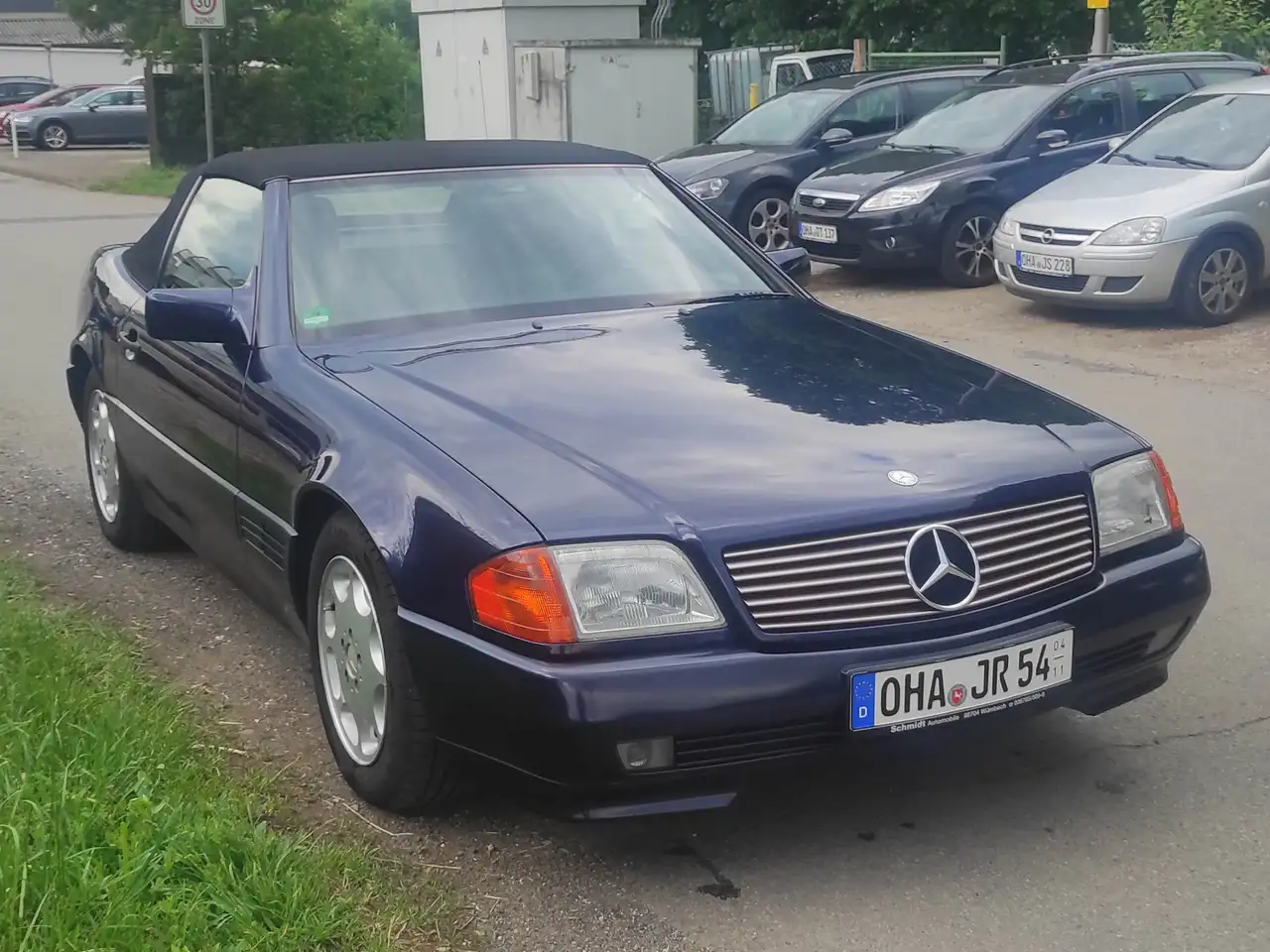 Mercedes-Benz SL 320 Cabrio mit Hardtop in Wagenfarbe, foto 4