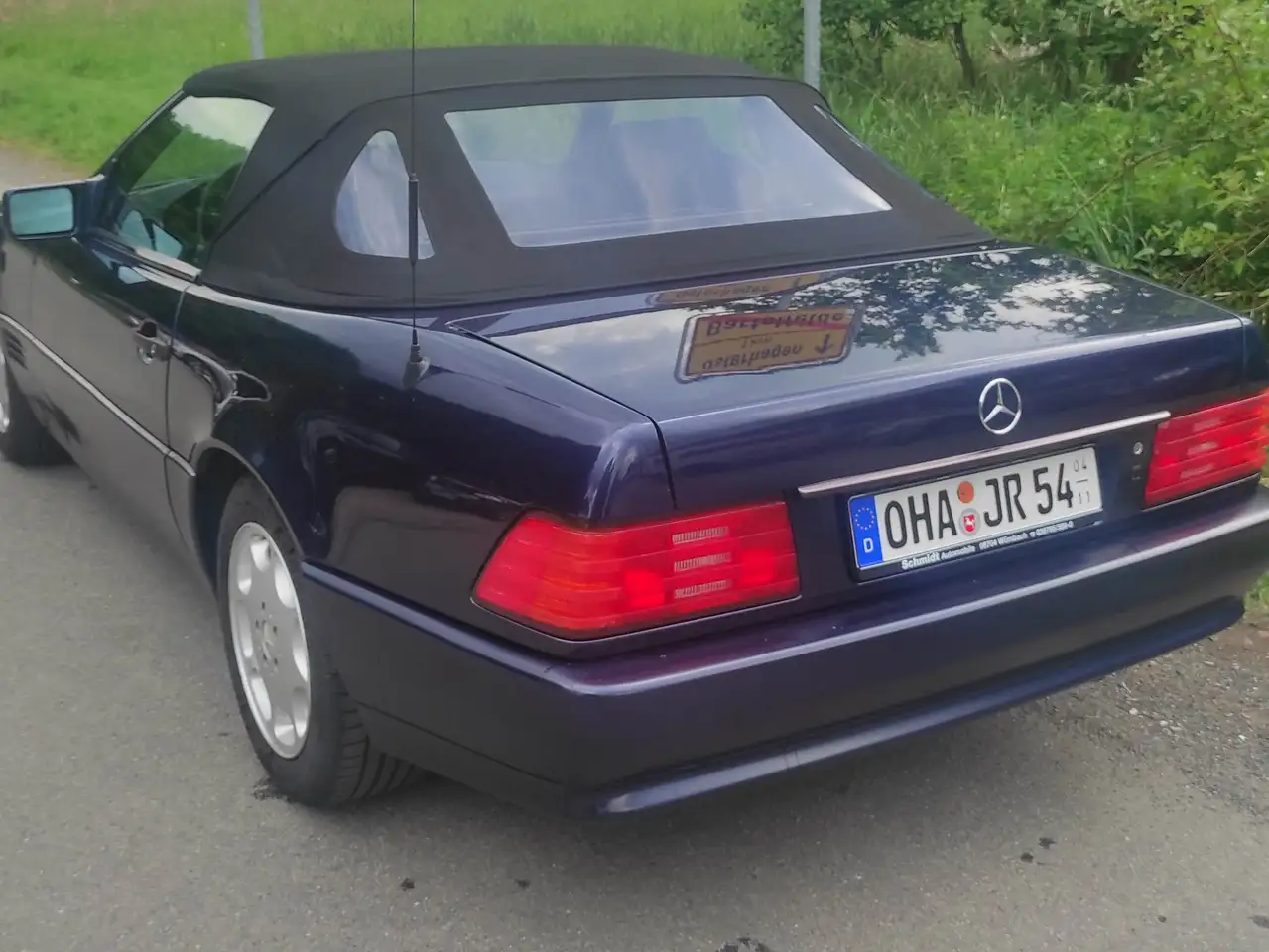 Mercedes-Benz SL 320 Cabrio mit Hardtop in Wagenfarbe, foto 2