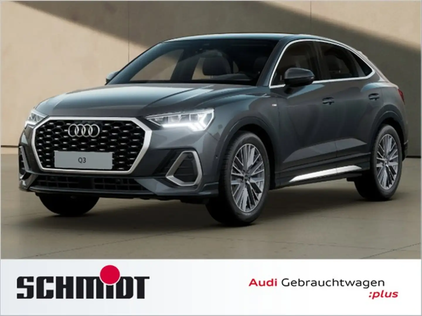 Audi Q3 Sportback 35 TDI S line Pano LM19 LED ACC Kamer... Grau - 1