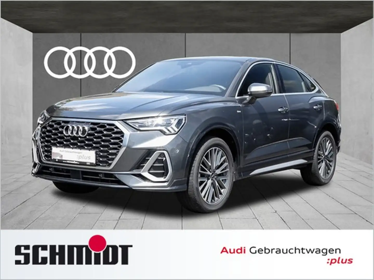 Audi Q3 Sportback 35 TDI S line Pano LM19 LED ACC Kamer... Grau - 1