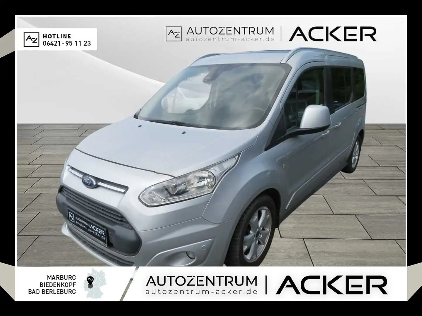 Ford Grand Tourneo Connect 1.5 TDCi Titanium Aut. RFK Silber - 1