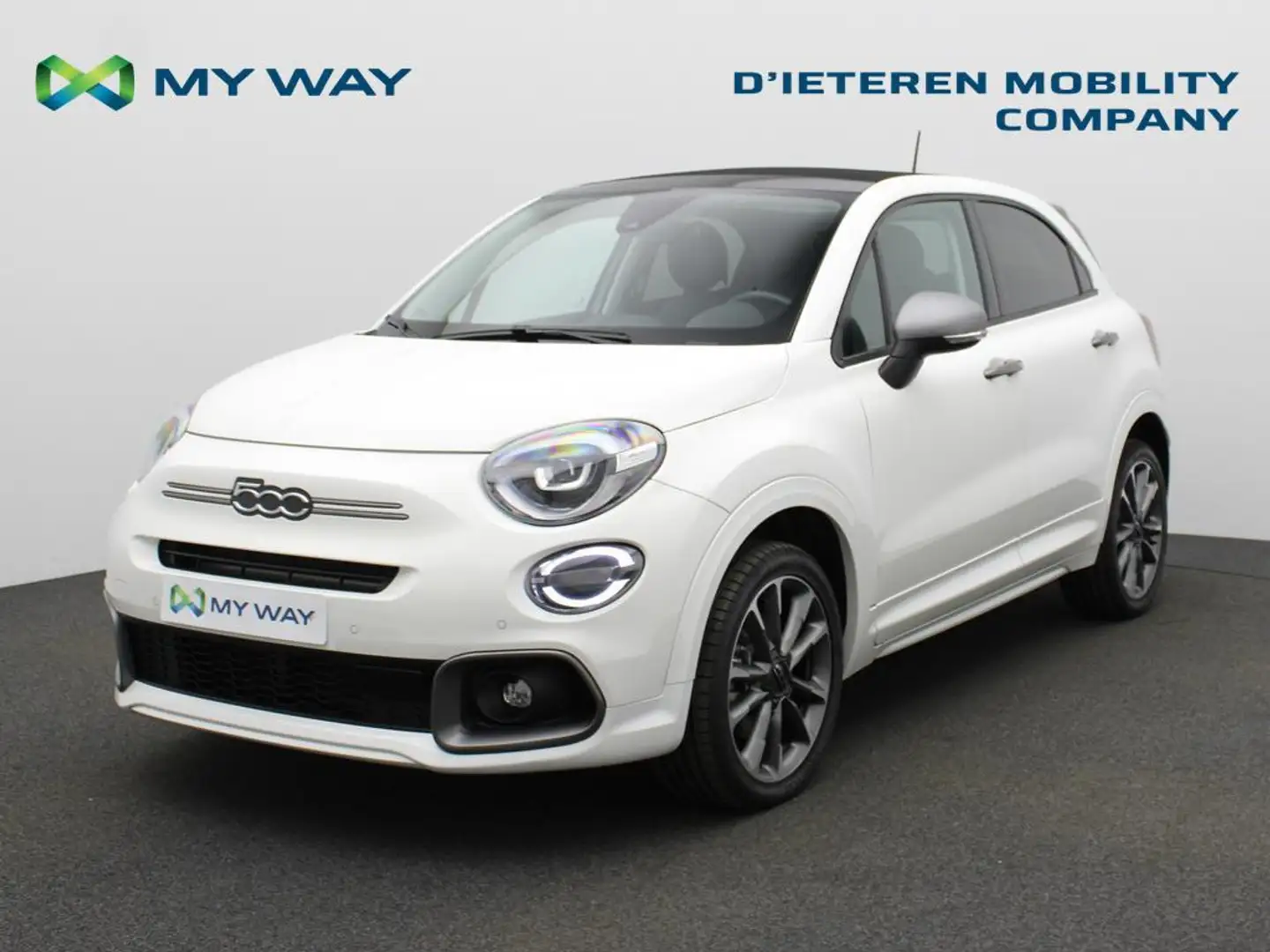 Fiat 500X SPORT Dolcevita 1.5 Hybrid 130 PK  DCT / Open Dak / Camera / Apple Carplay Blanc - 1