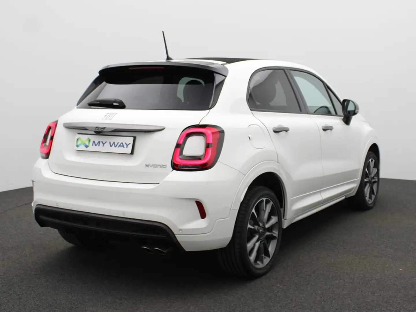 Fiat 500X SPORT Dolcevita 1.5 Hybrid 130 PK  DCT / Open Dak / Camera / Apple Carplay Blanc - 2