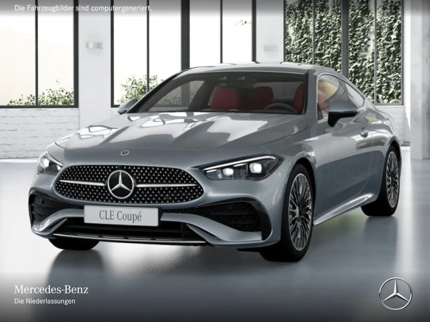 Mercedes-Benz CLE 450 4M AMG+BURMESTER+KEYLESS+9G Silber - 2