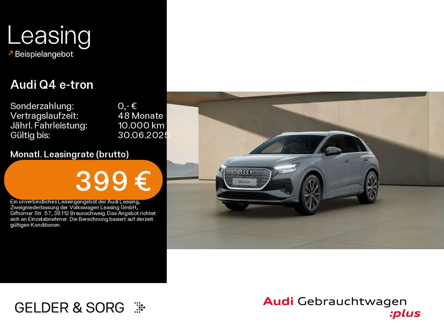 Audi Q4 e-tron 45 S-line (Int.) AHK*RFK*LED*HuD*Virt. Grijs - 1