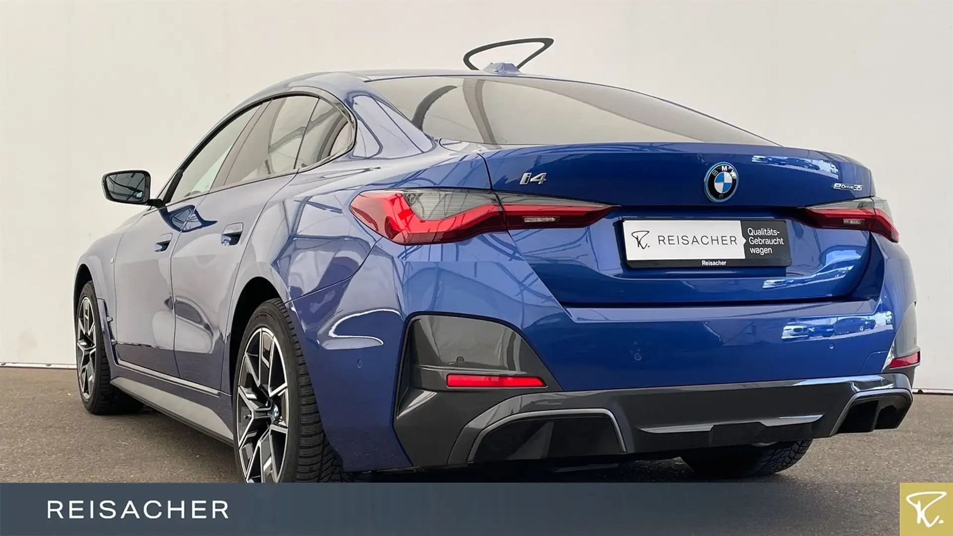 BMW i4 A eDrive35 Gran Coupé M Sport AHK RFK H&K 18" Blau - 2