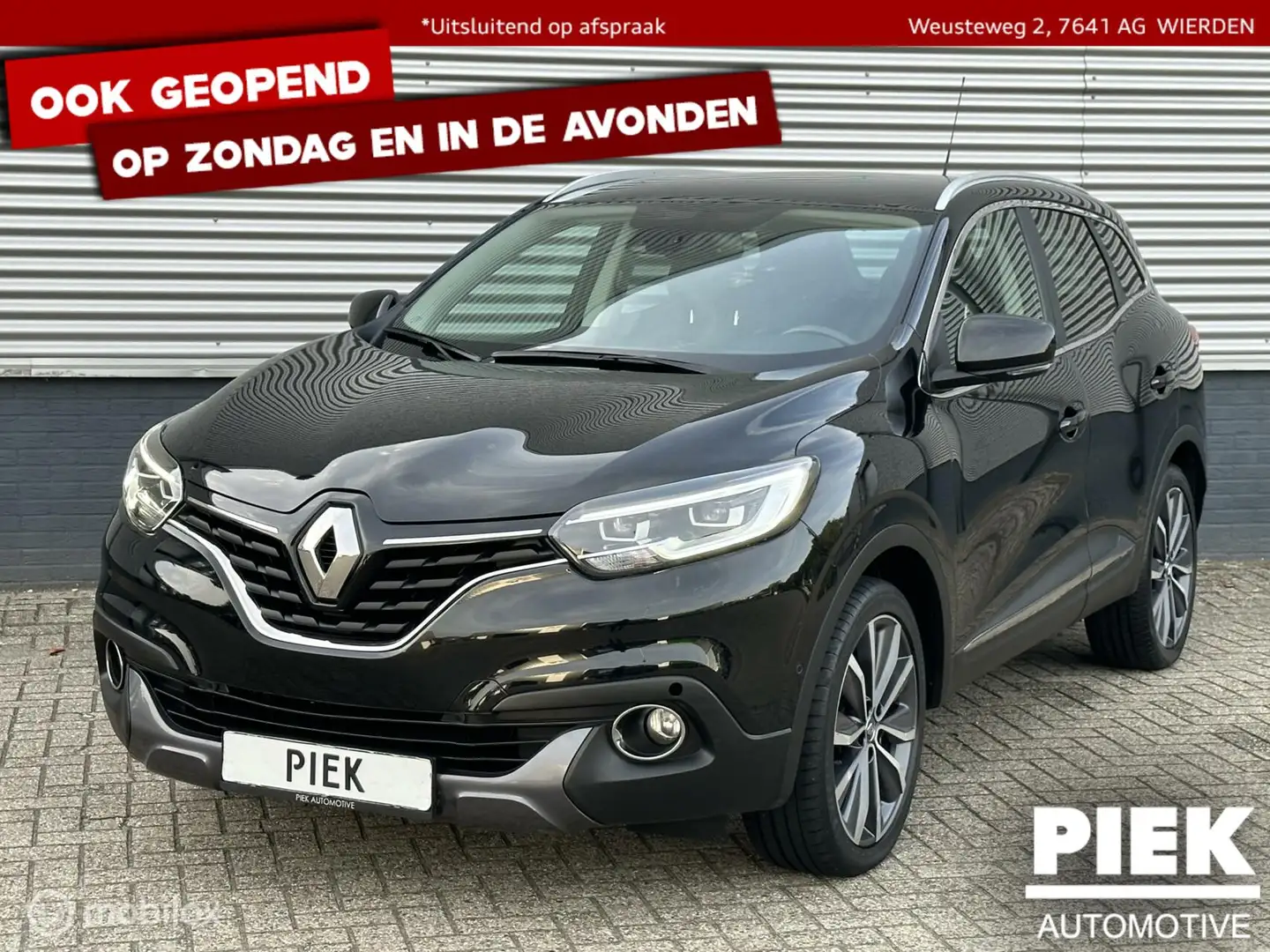 Renault Kadjar 1.2 TCe Intens PANORAMADAK, AUTOMAAT Zwart - 1